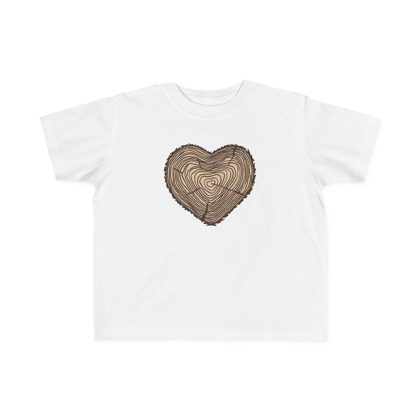 Tree Rings Heart Toddler Tee