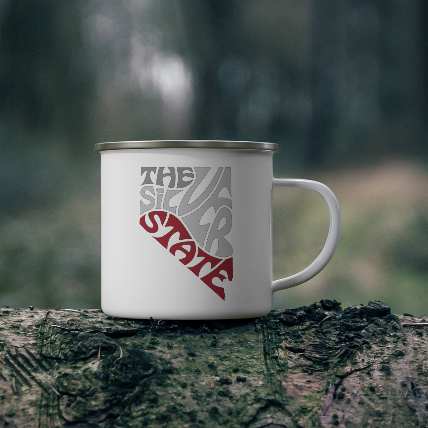 Nevada Nickname Enamel Camping Mug