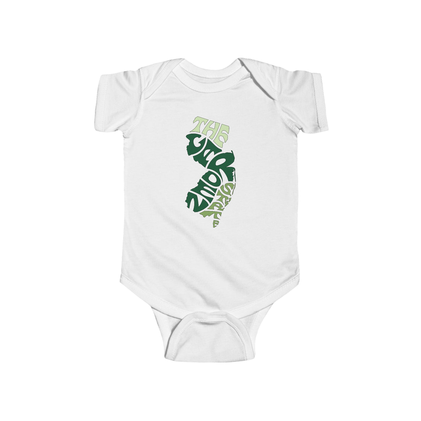 New Jersey Nickname Baby Bodysuit