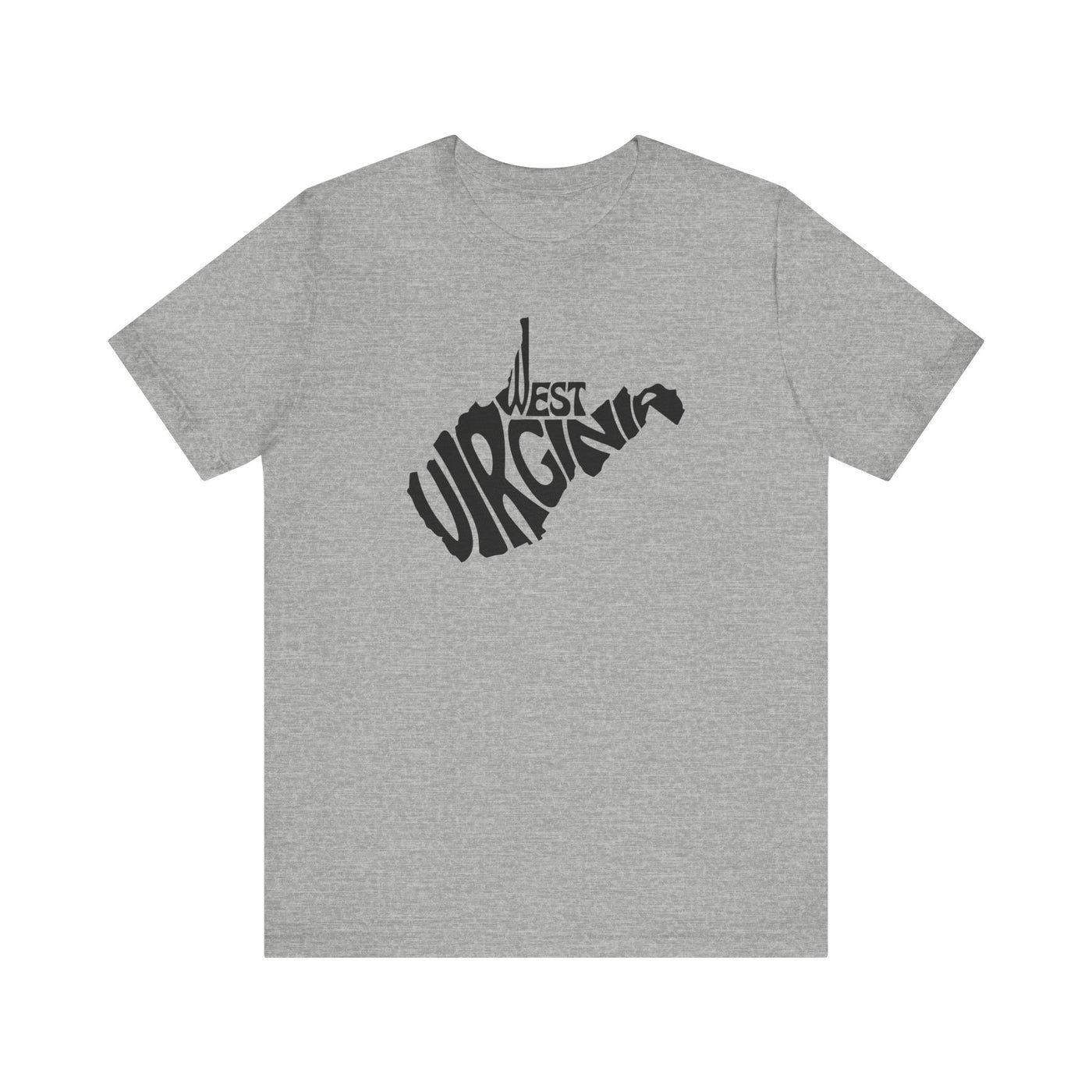 West Virginia State Shape Unisex T-Shirt