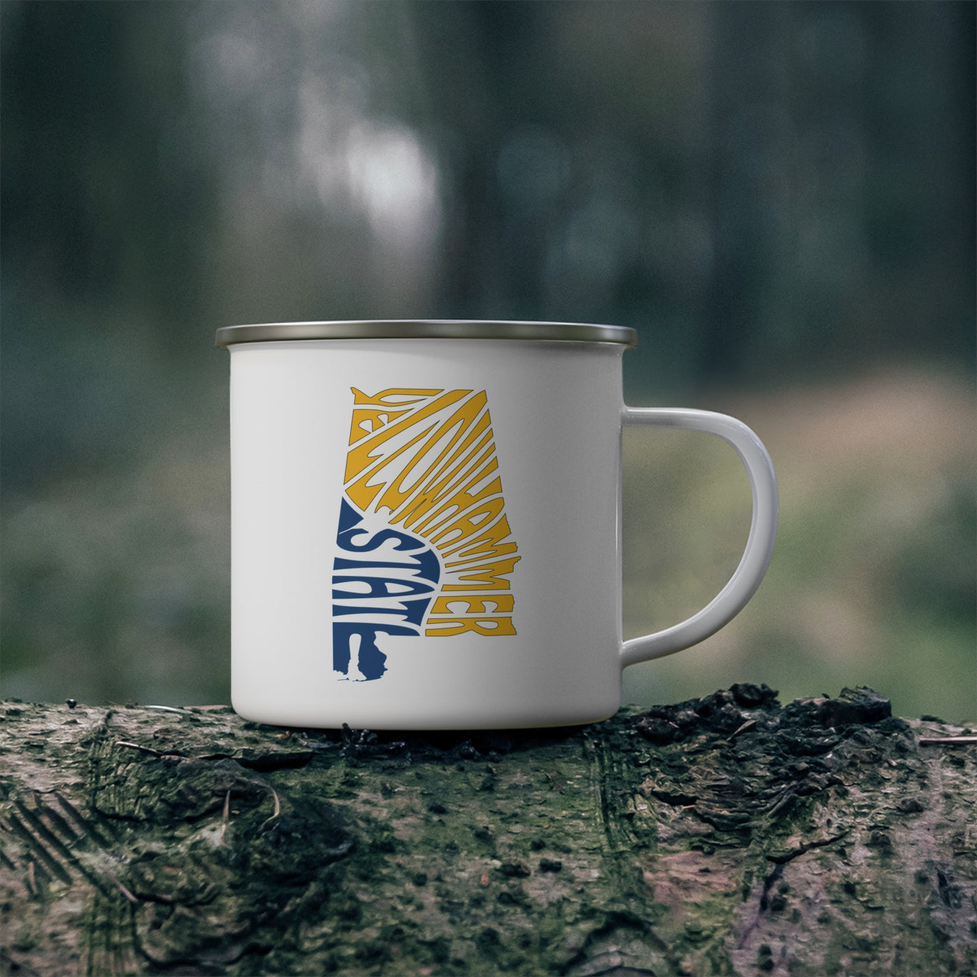 Alabama Nickname Enamel Camping Mug