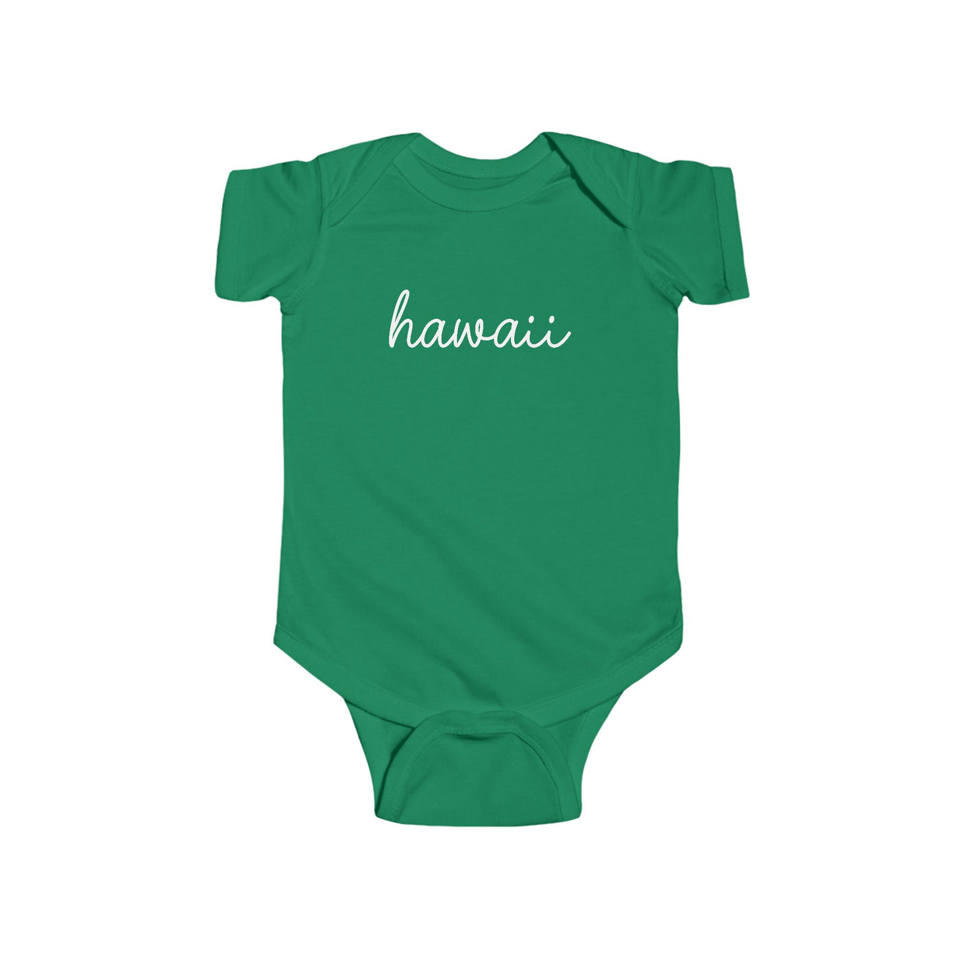 Hawaii Script Baby Bodysuit Kelly / NB (0-3M) - The Northwest Store