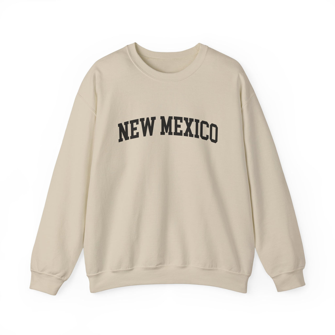 New Mexico Varsity Crewneck Sweatshirt S / Sand - The Northwest Store