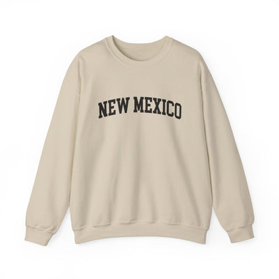 New Mexico Varsity Crewneck Sweatshirt S / Sand - The Northwest Store