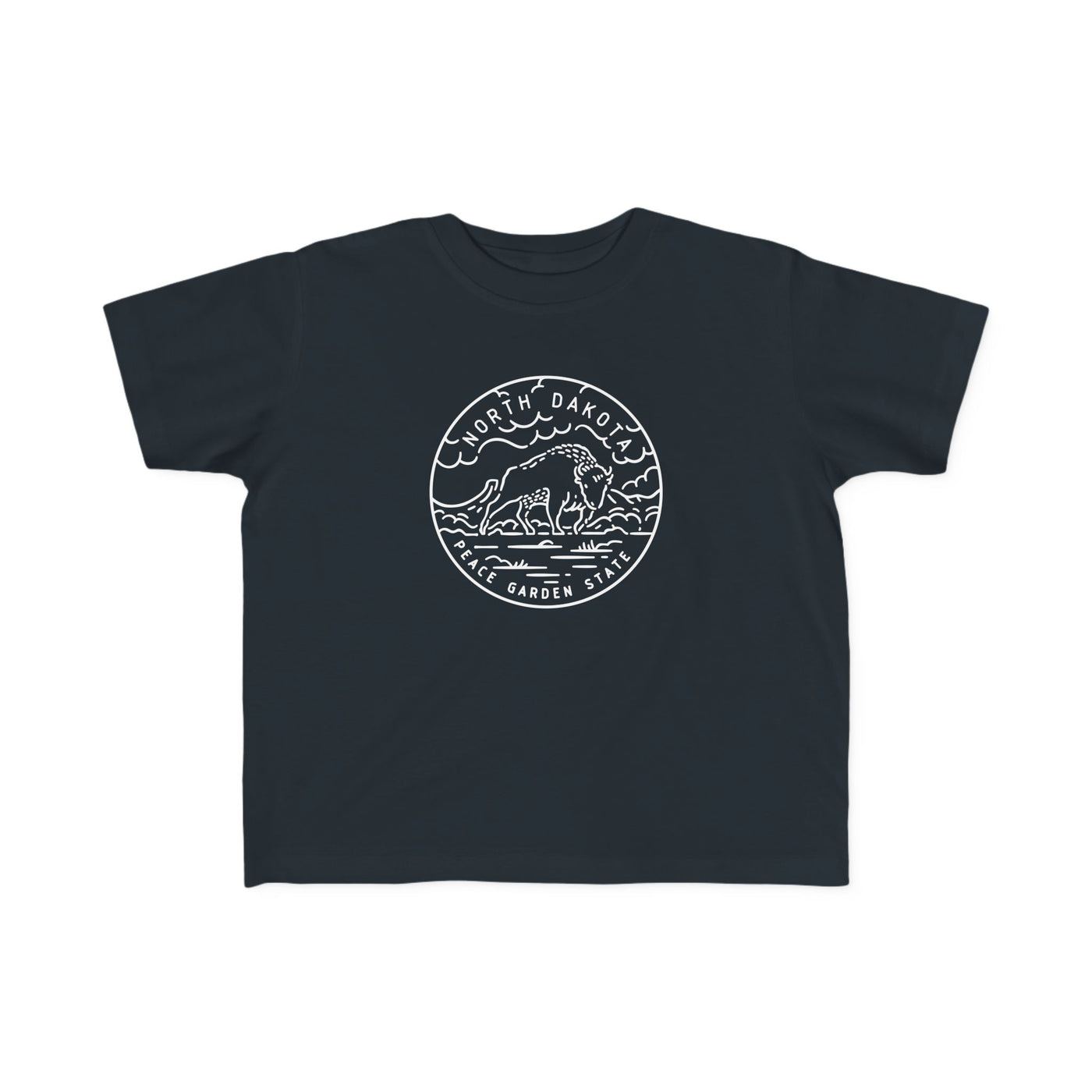 North Dakota State Motto Toddler Tee Black / 2T - The Northwest Store