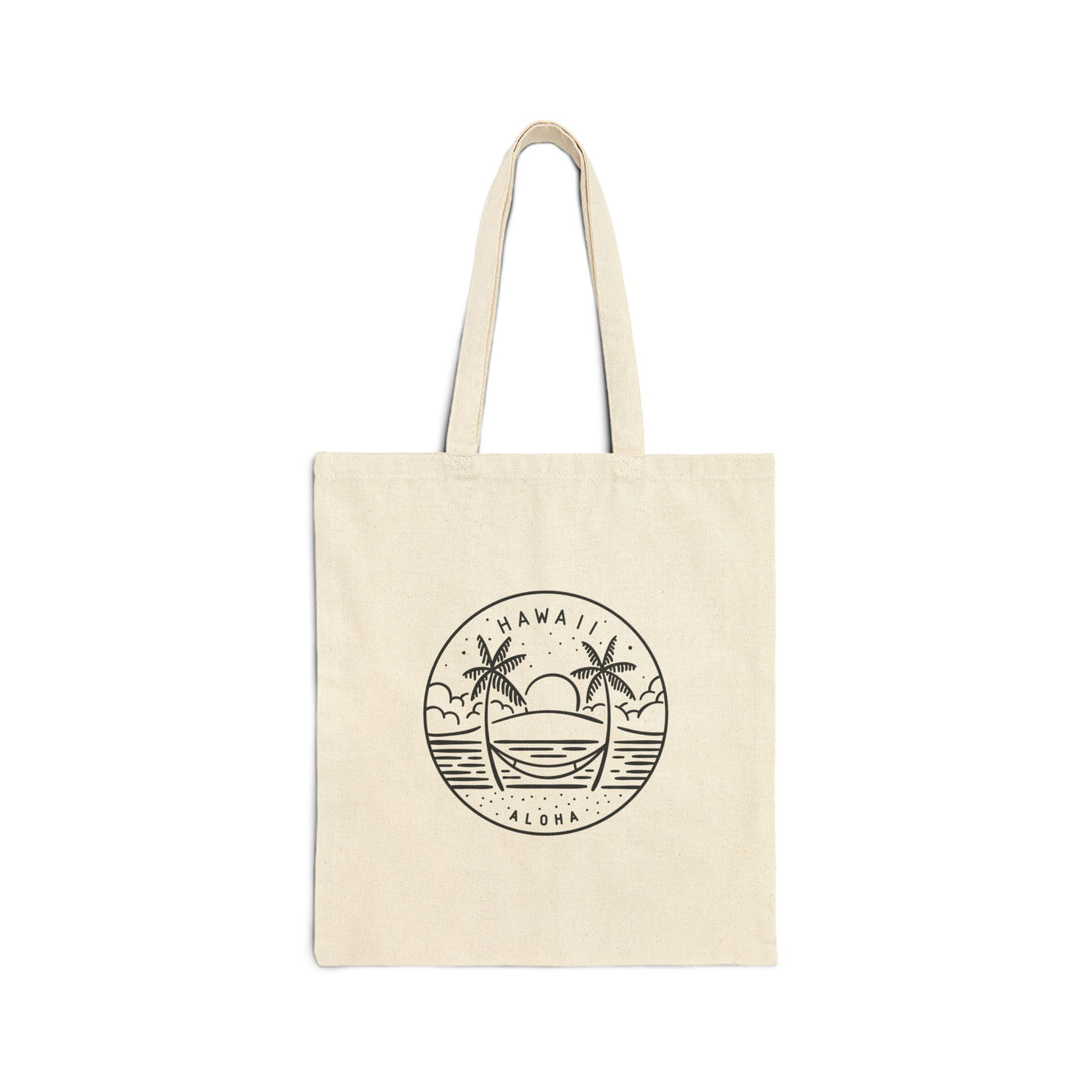 Hawaii State Motto Tote Bag Natural / 15" x 16" - The Northwest Store