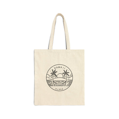 Hawaii State Motto Tote Bag Natural / 15" x 16" - The Northwest Store