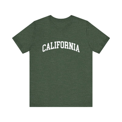 California Varsity Unisex T-Shirt Heather Forest / XS - The Northwest Store