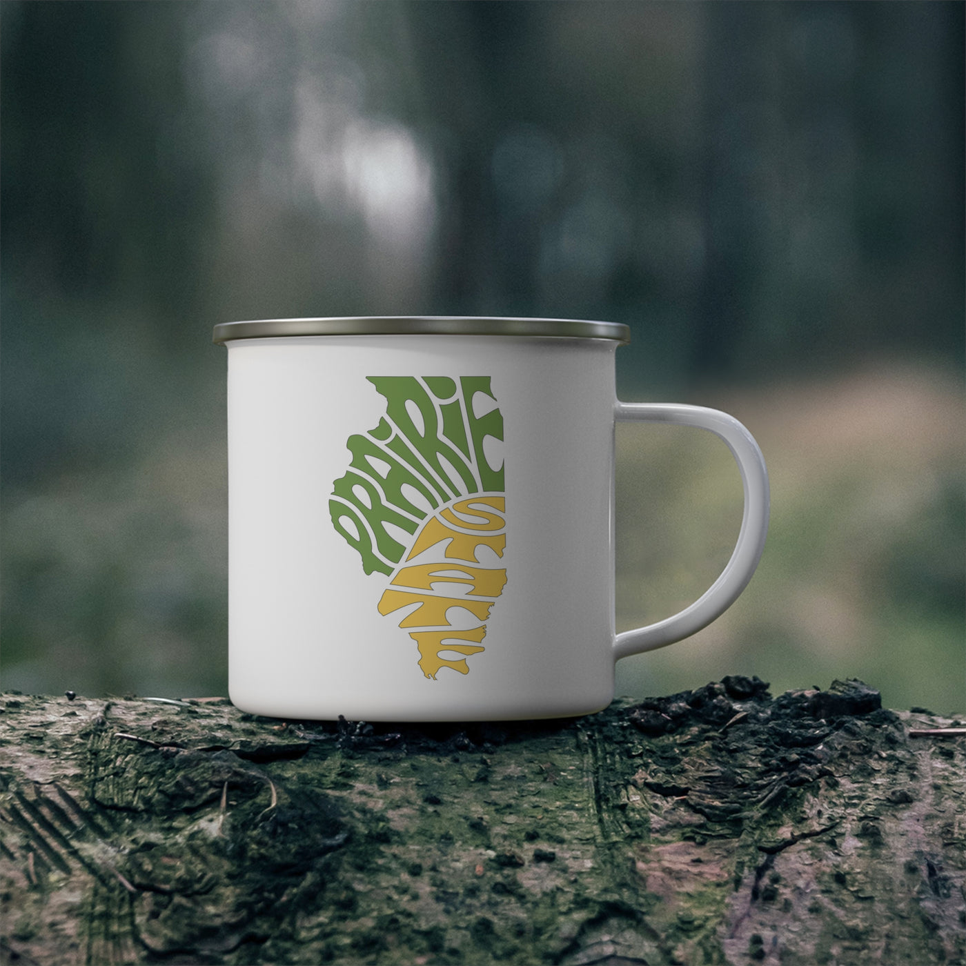 Illinois Nickname Enamel Camping Mug