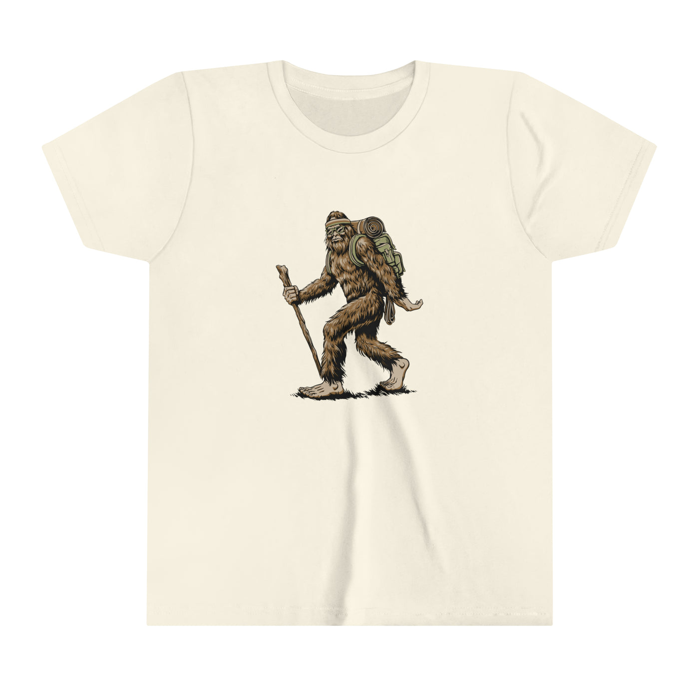 Hiking Sasquatch Kids T-Shirt