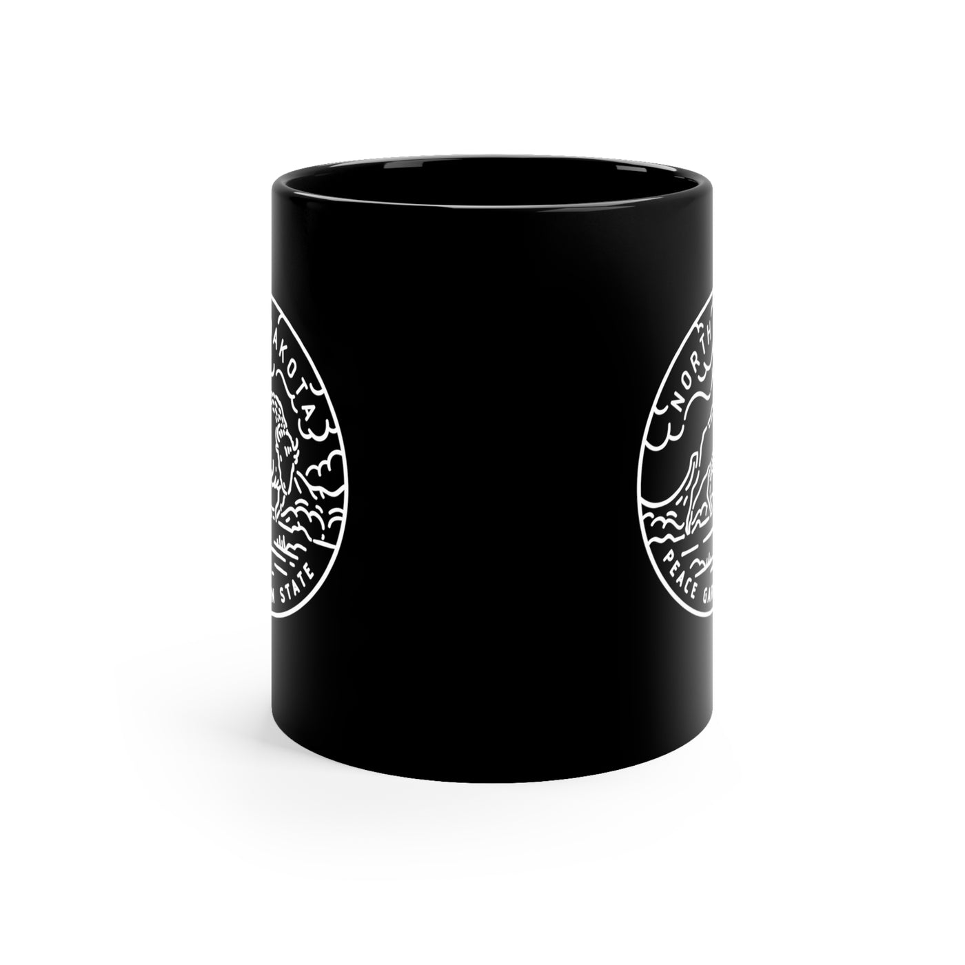 North Dakota State Motto Ceramic Mug