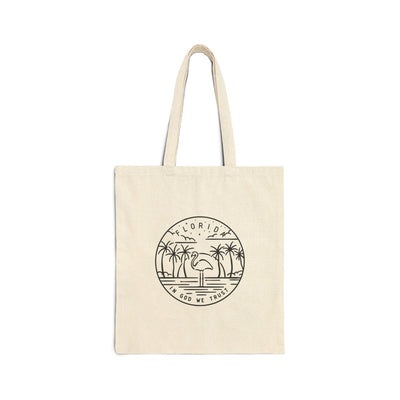 Florida State Motto Tote Bag Natural / 15" x 16" - The Northwest Store
