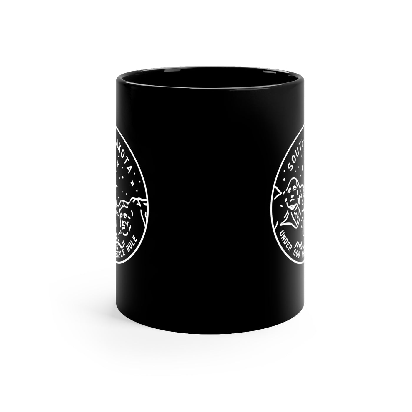 South Dakota State Motto Ceramic Mug