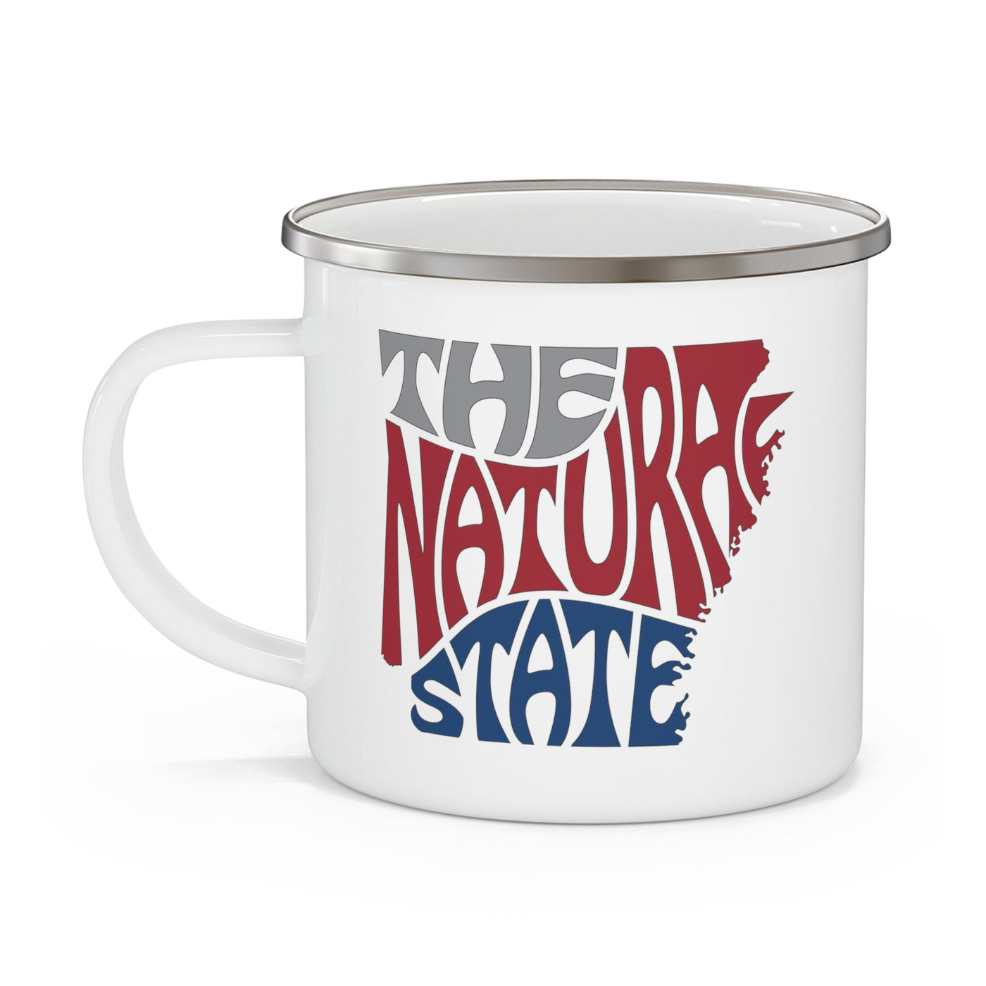 Arkansas Nickname Enamel Camping Mug