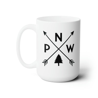 PNW Arrows 15 oz Ceramic Mug