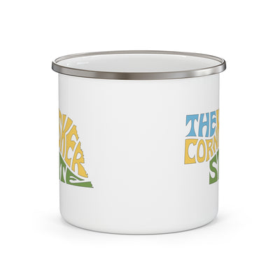 Nebraska Nickname Enamel Camping Mug