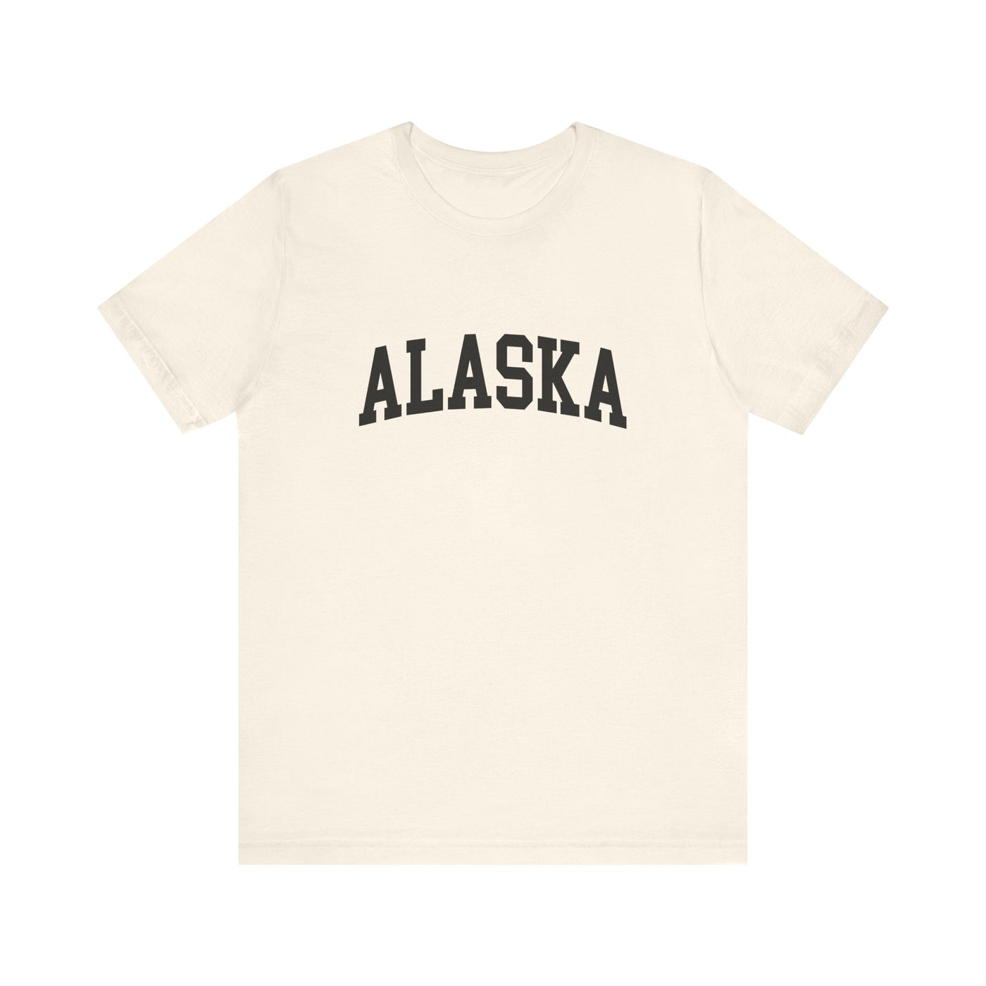 Alaska Varsity Unisex T-Shirt Natural / XS - The Northwest Store