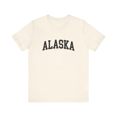 Alaska Varsity Unisex T-Shirt Natural / XS - The Northwest Store