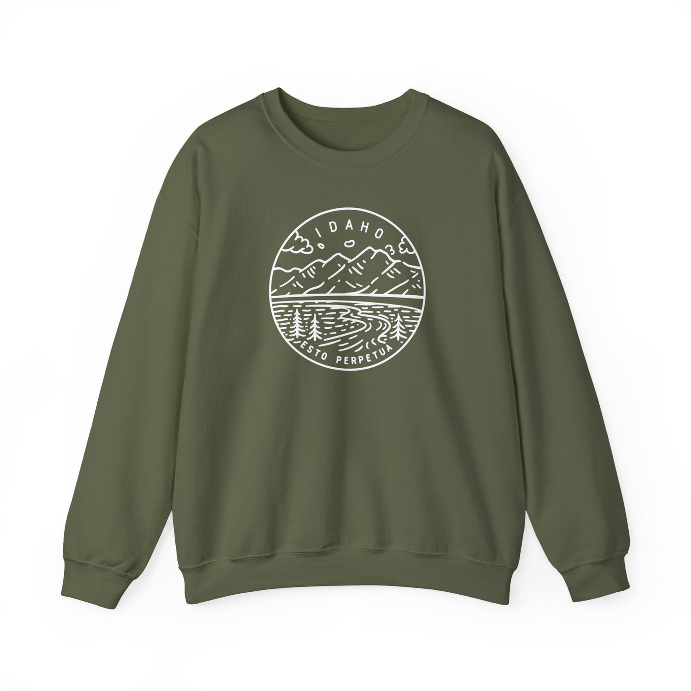 Idaho State Motto Crewneck Sweatshirt