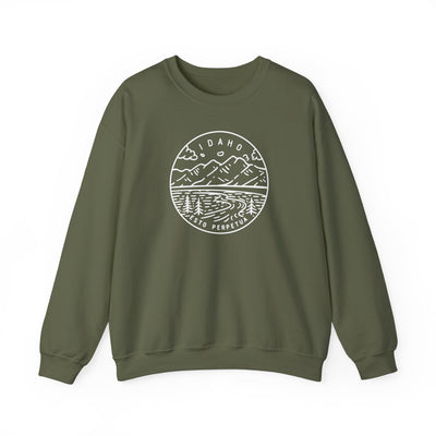 Idaho State Motto Crewneck Sweatshirt