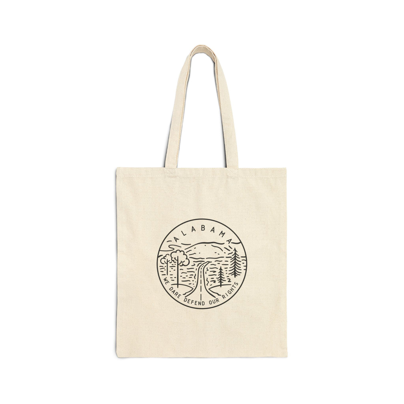 Alabama State Motto Tote Bag
