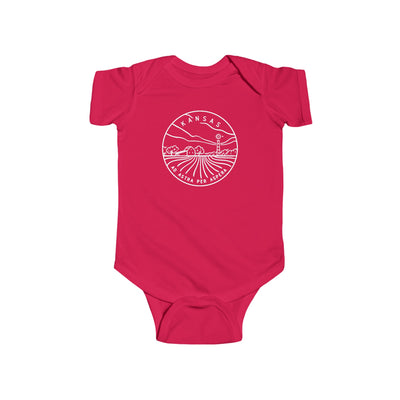 Kansas State Motto Baby Bodysuit