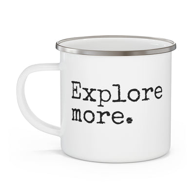 Explore More Enamel Camping Mug