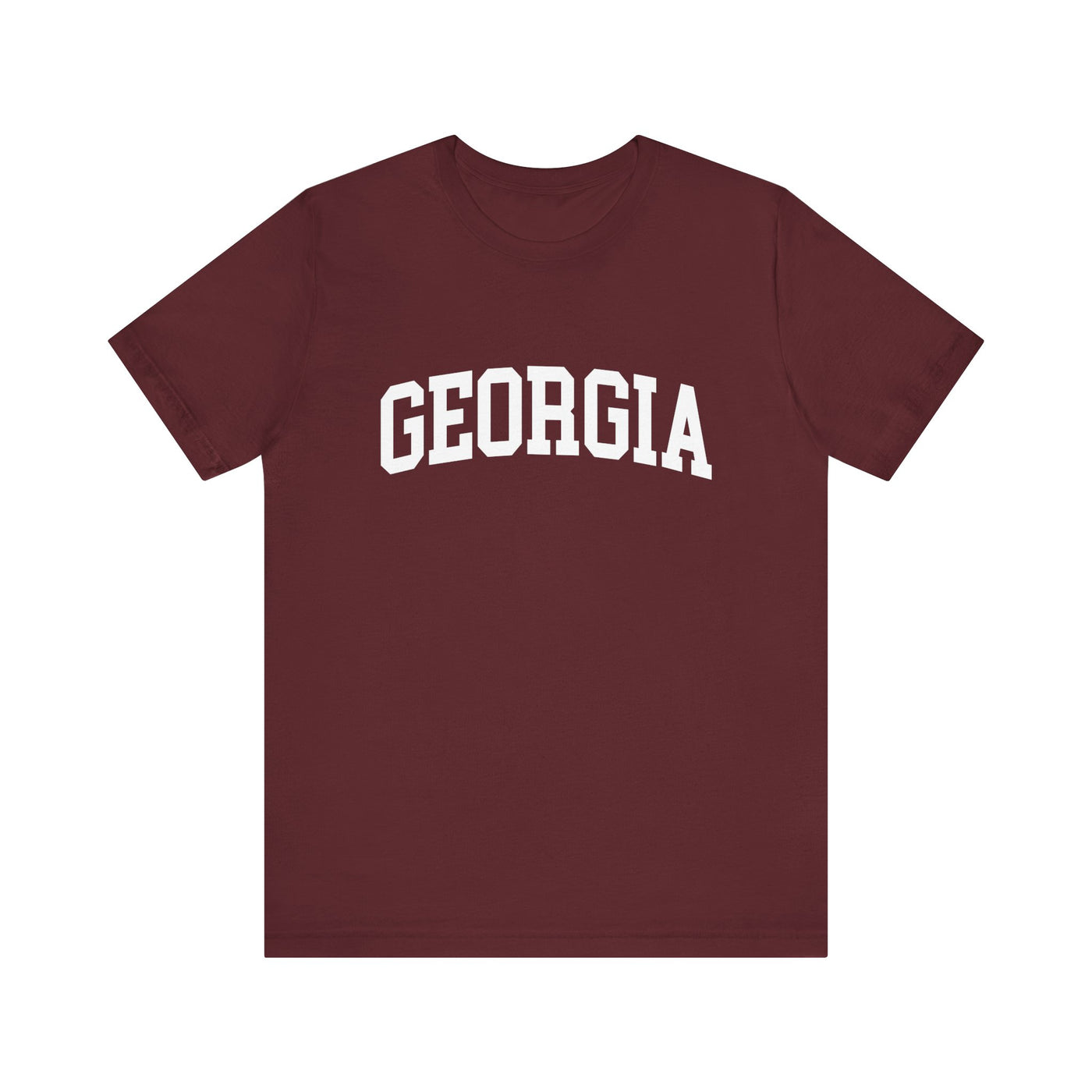 Georgia Varsity Unisex T-Shirt Maroon / XS - The Northwest Store