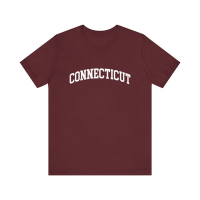 Connecticut Varsity Unisex T-Shirt Maroon / XS - The Northwest Store