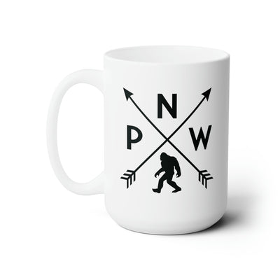 PNW Arrows Sasquatch 15 oz Ceramic Mug