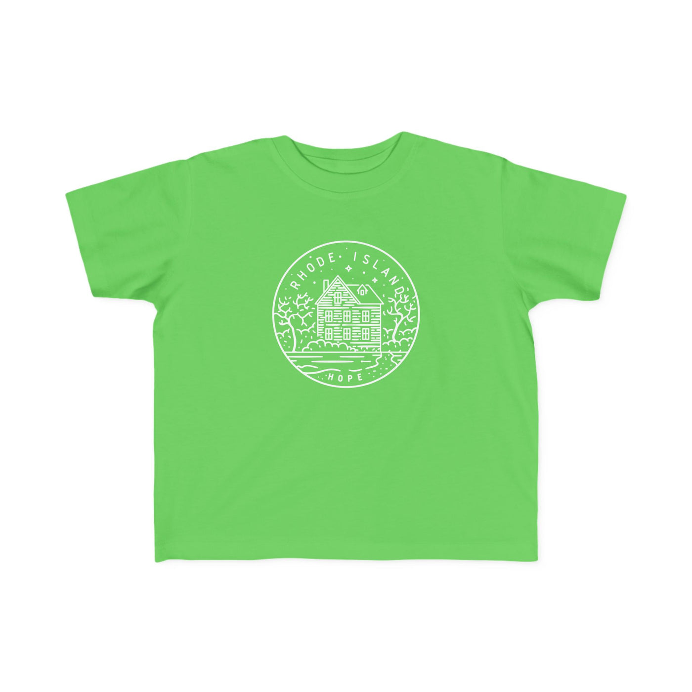 Rhode Island State Motto Toddler Tee Apple / 2T - The Northwest Store