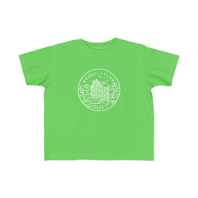 Rhode Island State Motto Toddler Tee Apple / 2T - The Northwest Store