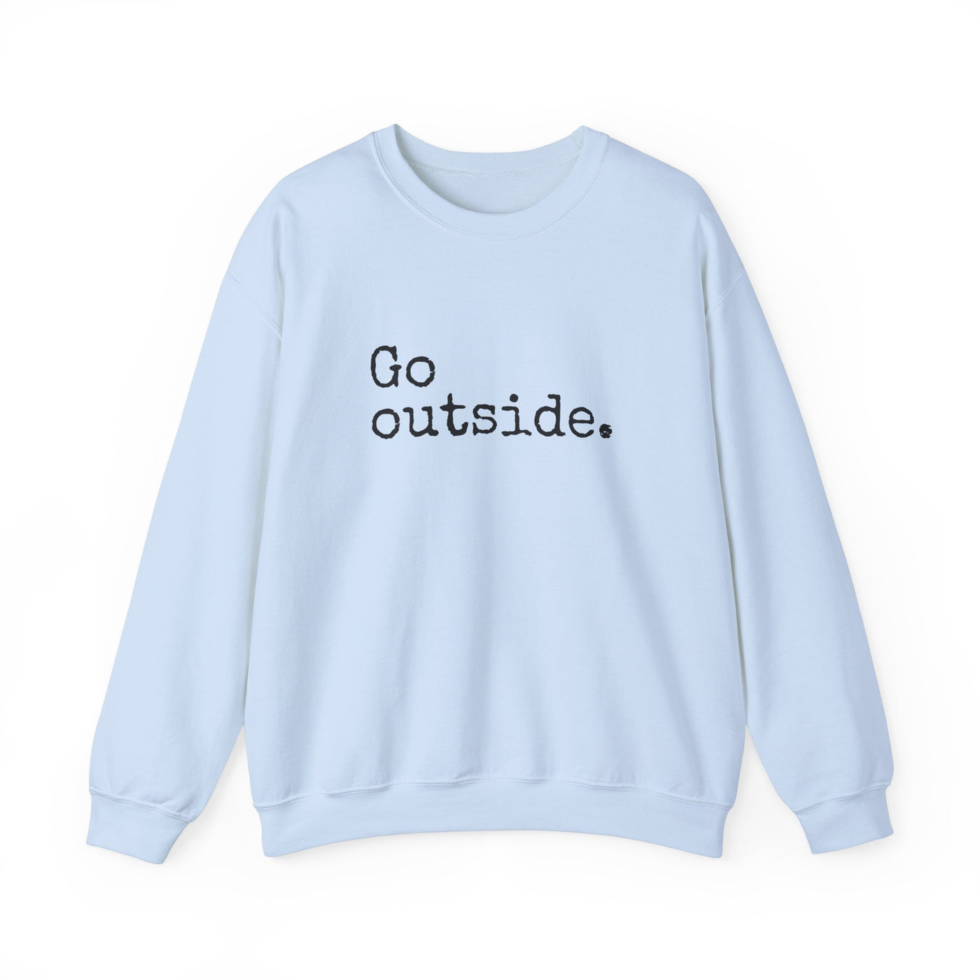 Go Outside Crewneck Sweatshirt S / Light Blue - The Northwest Store