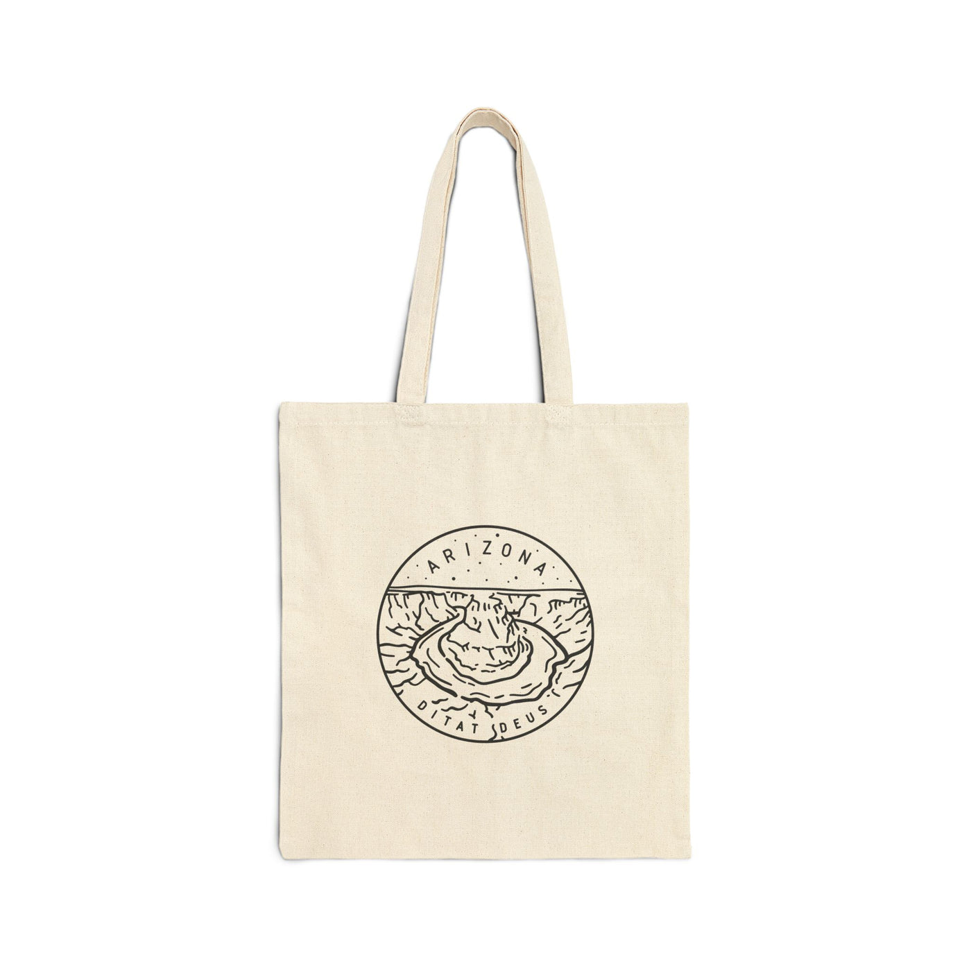 Arizona State Motto Tote Bag Natural / 15" x 16" - The Northwest Store