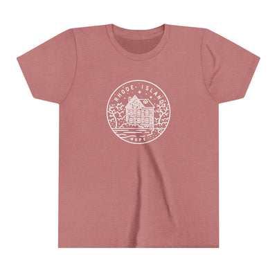 Rhode Island State Motto Kids T-Shirt