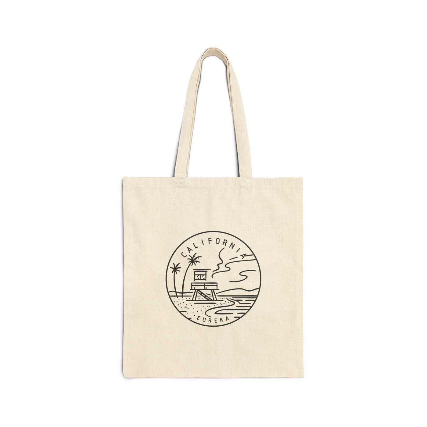 California State Motto Tote Bag Natural / 15" x 16" - The Northwest Store