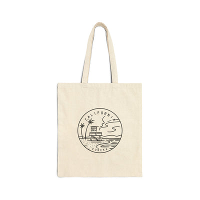 California State Motto Tote Bag Natural / 15" x 16" - The Northwest Store