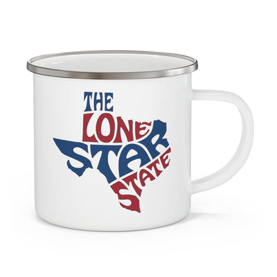 Texas Nickname Enamel Camping Mug