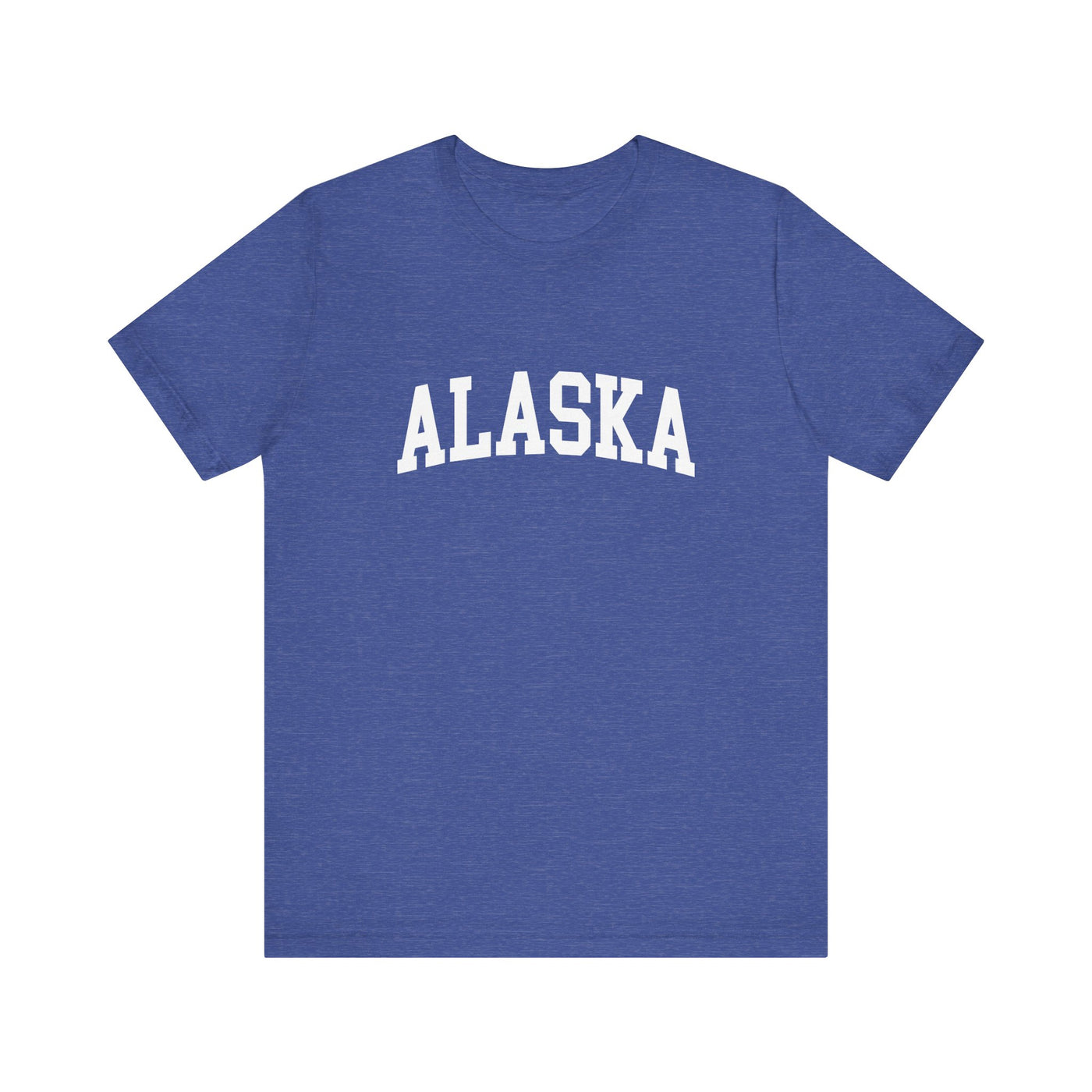 Alaska Varsity Unisex T-Shirt Heather True Royal / XS - The Northwest Store