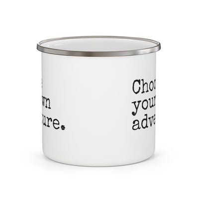 Choose Your Own Adventure Enamel Camping Mug