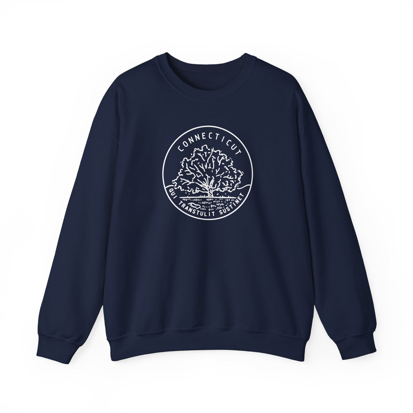 Connecticut State Motto Crewneck Sweatshirt