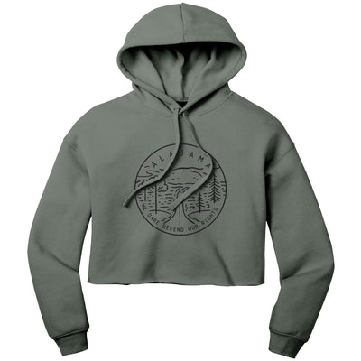 Alabama State Motto Crop Hoodie