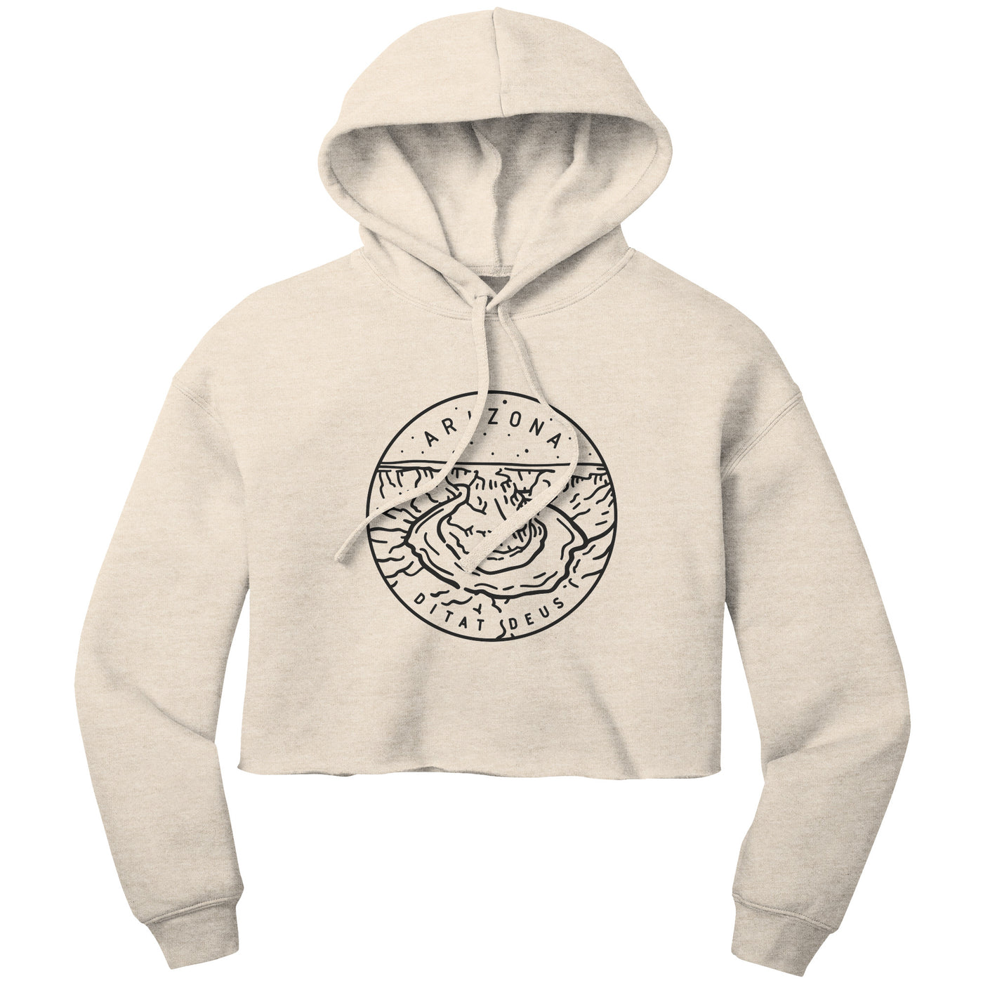 Arizona State Motto Crop Hoodie