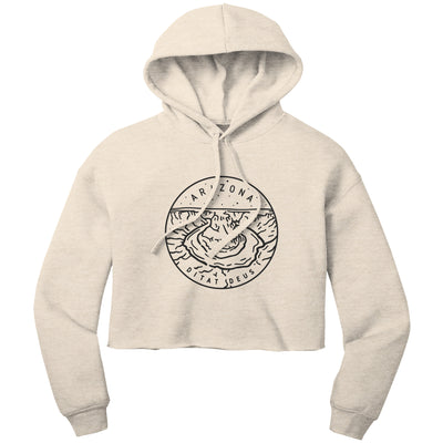 Arizona State Motto Crop Hoodie