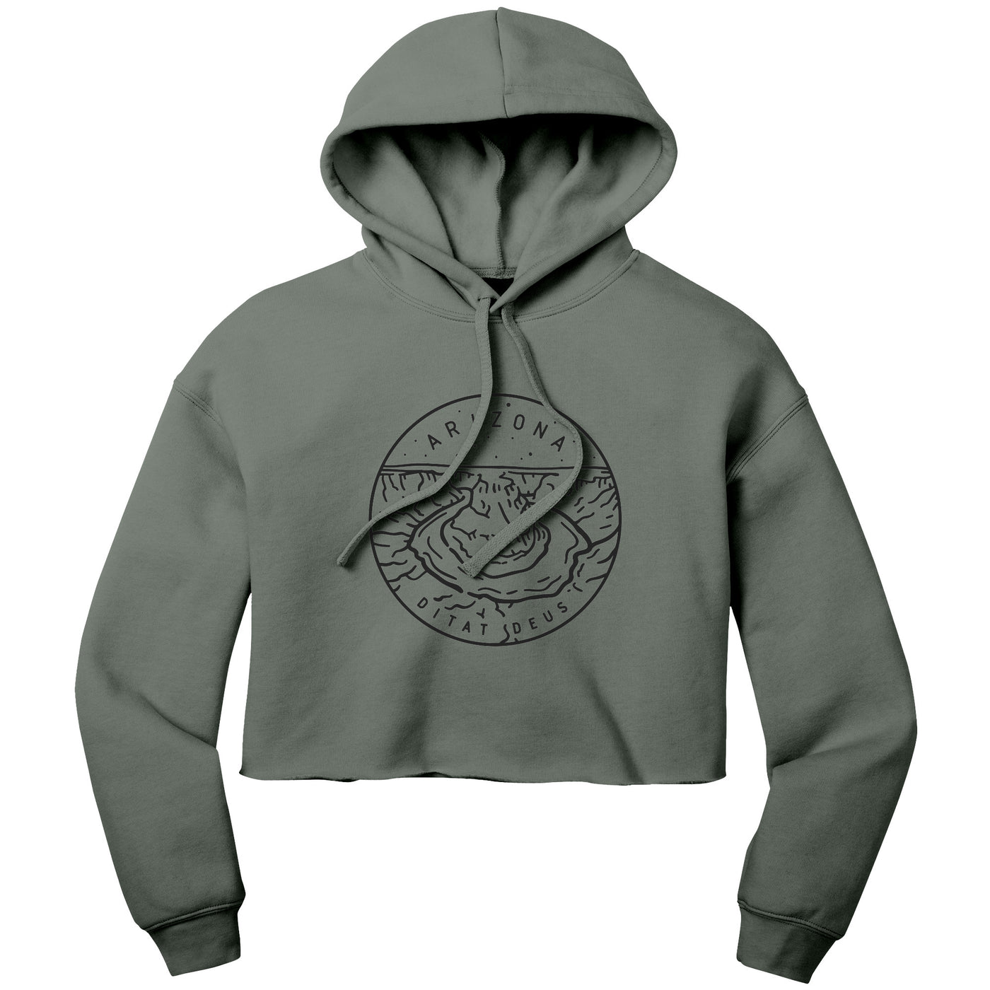 Arizona State Motto Crop Hoodie