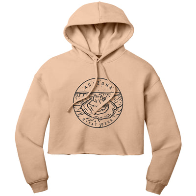 Arizona State Motto Crop Hoodie