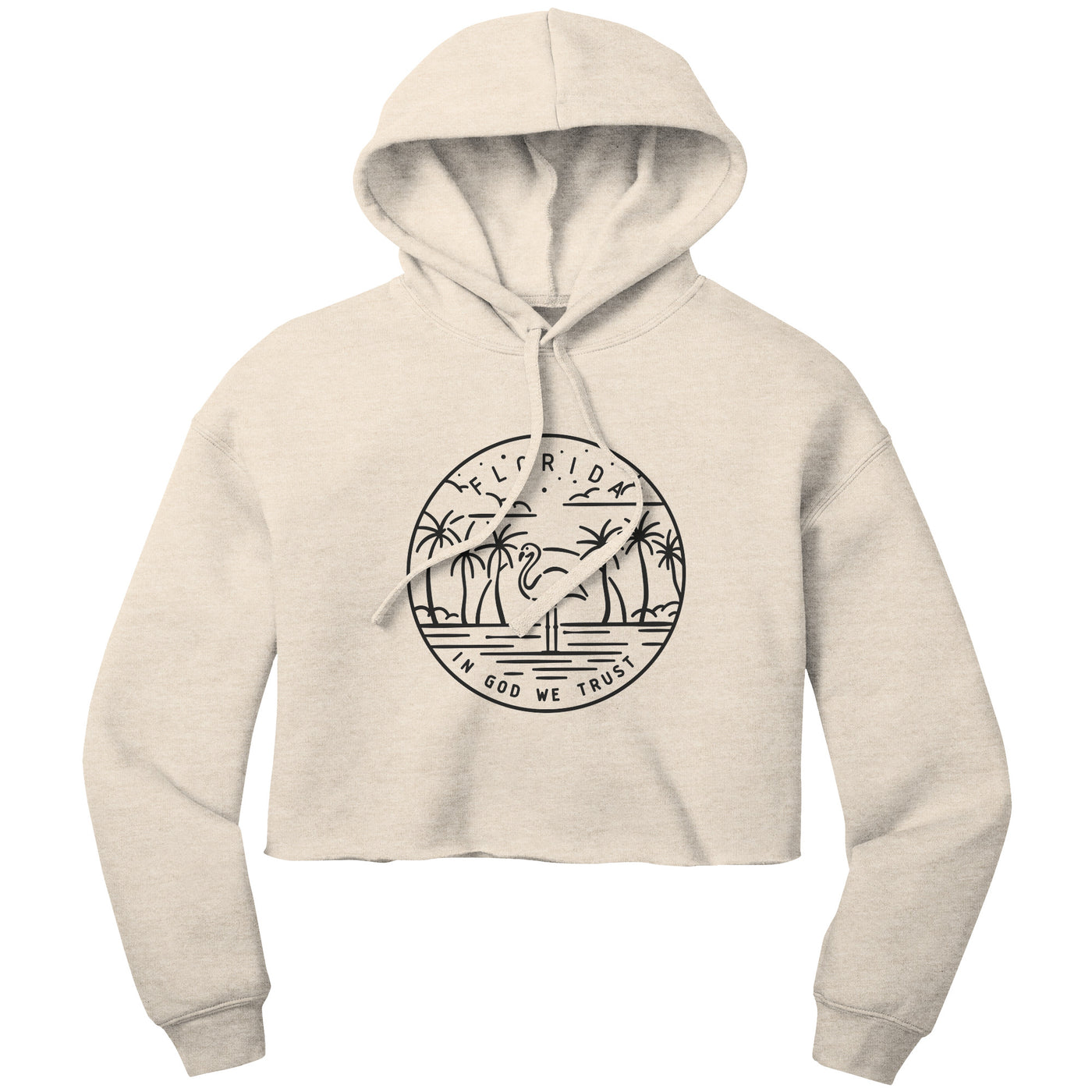 Florida State Motto Crop Hoodie