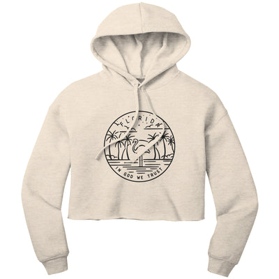 Florida State Motto Crop Hoodie
