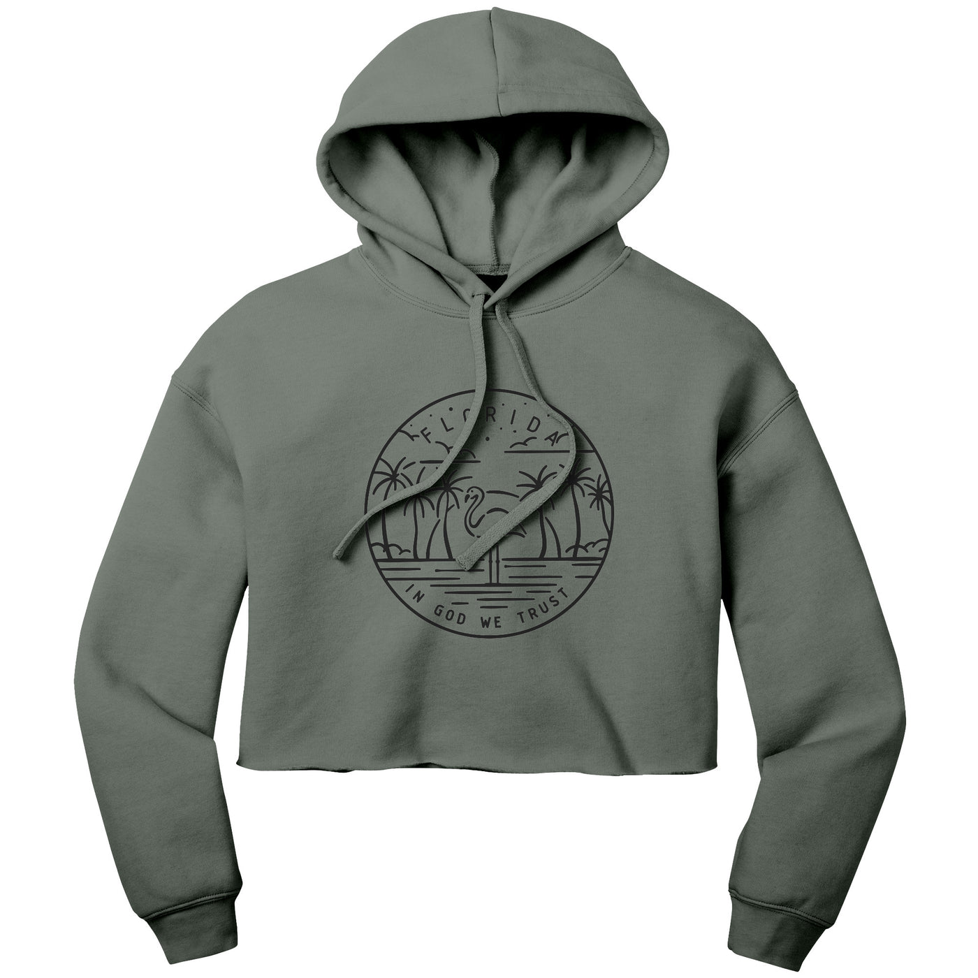 Florida State Motto Crop Hoodie