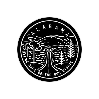 Alabama State Motto Sticker